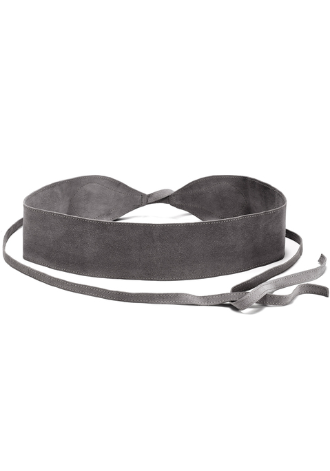 Bild: Taillengürtel von LASCANA: Taillengürtel aus Leder von LASCANA. Zum Binden. Aus Veloursleder. Breite 8 cm. Längen:  Gr.S 65cm, Gr.M 75cm, Gr.L 85cm + 80cm Band je Seite.
