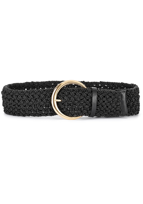 Bild: Taillengürtel von LASCANA: Taillengürtel VEGAN von LASCANA. Aus Textil mit kleiner Lederimitat-Applikation. Breite: 6,5cm