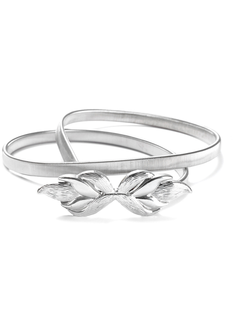 Bild: Taillengürtel von LASCANA: Elastischer Taillengürtel von LASCANA. Breite ca. 1cm. Aus Metall. Längen (ohne Dehnung): S=64cm, M=69cm, L=74cm, XL=79cm.