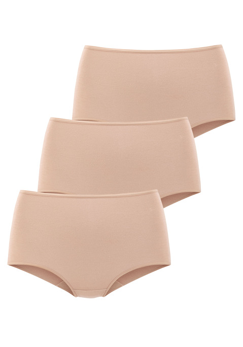Bild: Taillenslip von LASCANA: Lascana Taillenslips im 3er-Pack. Mit flachen, elastischen Abschlüssen für eine bequeme Passform. Aus weicher, anschmiegsamer Modal-Qualität.