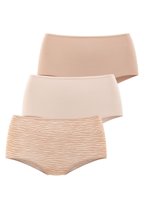 Bild: Taillenslip von LASCANA: Lascana Taillenslips im 3er-Pack. Mit flachen, elastischen Abschlüssen für eine bequeme Passform. Aus weicher, anschmiegsamer Modal-Qualität.