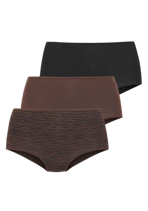 Bild: Taillenslip von LASCANA: Lascana Taillenslips im 3er-Pack. Mit flachen, elastischen Abschlüssen für eine bequeme Passform. Aus weicher, anschmiegsamer Modal-Qualität.