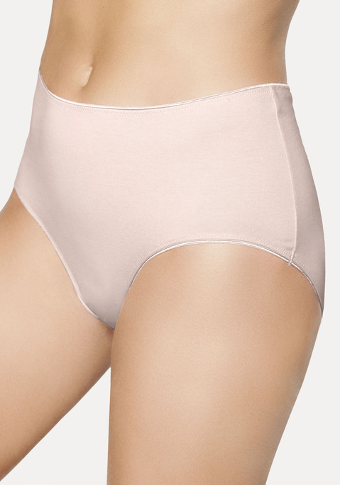 Bild: Taillenslip von LASCANA: Taillenslip von Lascana im praktischen 5er-Pack. Eingefasste Saumkanten in glänzender Optik. Klassische Passform. Elastische Baumwollqualität mit weichem Griff.