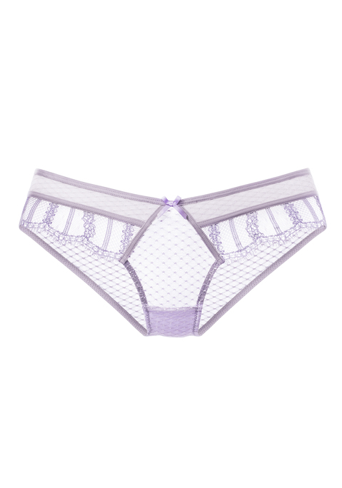 Bild: Tanga von LASCANA: Rundherum aus fancy Mesh mit Spitze seitlich. Mit Baumwollzwickel. Aus 88% Polyamid, 12% Elasthan.