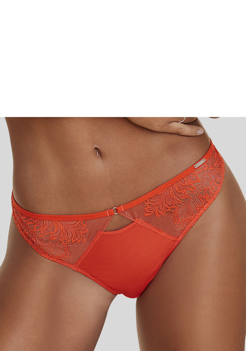 Bild: Tanga von LASCANA: Femininer String in abdeckender Schnittform. Feine Spitzeneinsätze in cooler Tattoo-Optik. Mit eingearbeitetem Baumwollzwickel. Passende BH's aus der gleichen Serie erhältlich. Mit Liebe & Leidenschaft in Hamburg kreiert. Obermaterial: 88% Polyamid, 12% Elasthan.