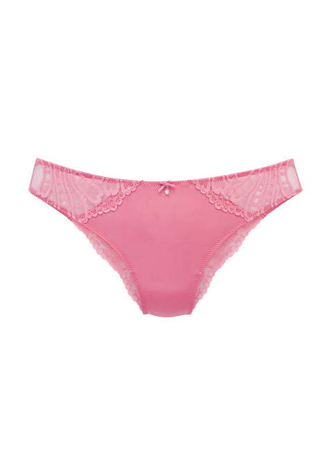 Bild: Tanga von LASCANA: Femininer Tanga mit extravagantem Glitzeraccessoire und feiner Zierschleife. Aus feiner, leicht transparenter Spitze und weichem Microtouch-Material. Mit eingearbeitetem Baumwollzwickel. Passende BHs aus der gleichen Serie erhältlich. Mit Liebe & Leidenschaft in Hamburg kreiert. Aus 89% Polyamid, 11% Elasthan.