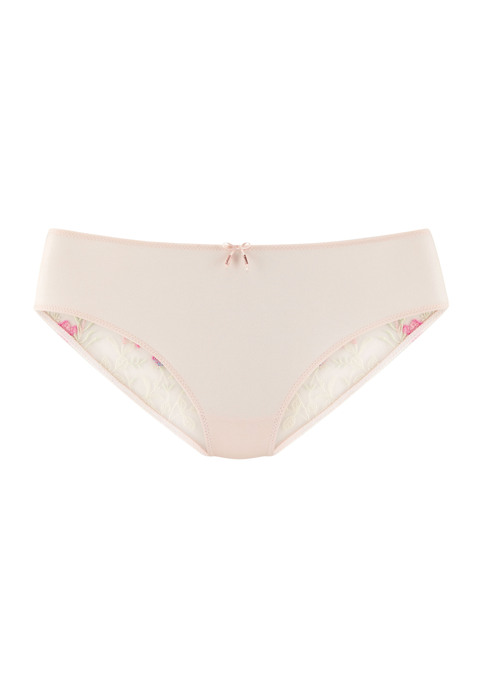 Bild: Tanga von LASCANA: Femininer Tanga mit feiner Schleifenapplikation. Aus transparentem Soft-Mesh mit einem hübschen Blumenmuster aus Stickereispitze sowie weichem Microtouch-Material. Mit eingearbeitetem Baumwollzwickel. Passende BHs aus der gleichen Serie erhältlich. Mit Liebe & Leidenschaft in Hamburg kreiert. Obermaterial: 73% Polyamid, 20% Polyester, 7% Elasthan.
