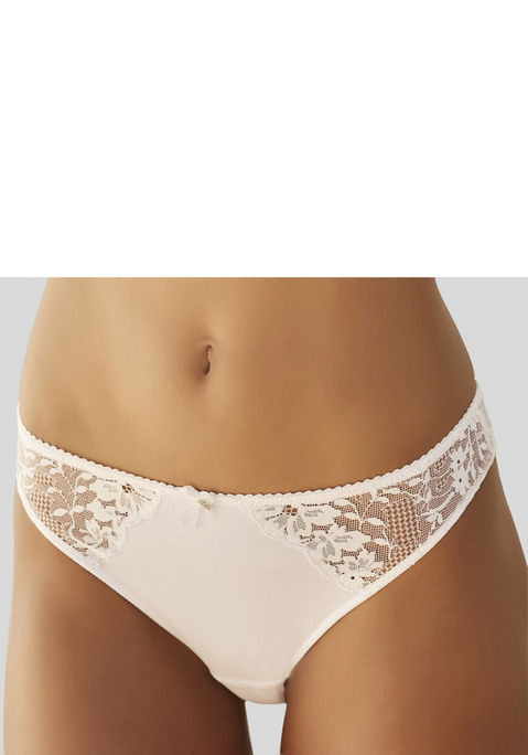 Bild: Tanga von LASCANA: Femininer Tanga in bequemer Schnittführung. Hinten aus dezent transparenter Spitze in blumiger Optik. Vorne aus angenehm weicher Microfaser mit feiner Zierschleife. Mit eingearbeitetem Baumwollzwickel. Passende BH's aus der gleichen Serie erhältlich. Obermaterial: 86% Polyamid, 14% Elasthan.