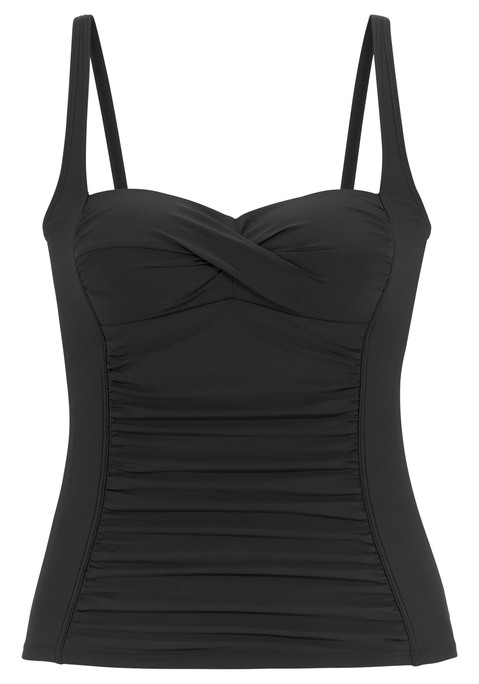 LASCANA Tankini-Top Damen schwarz Gr.36 Cup C