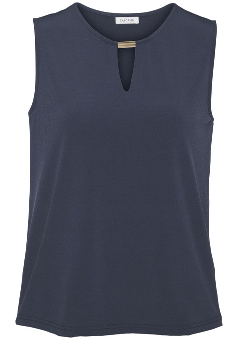 LASCANA Tanktop Damen dunkelblau Gr.32/34