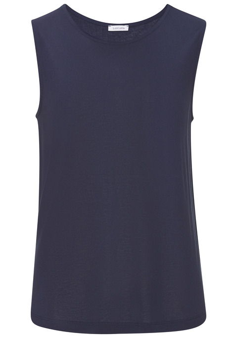 Bild: Tanktop von LASCANA: Unifarbenes Top von Lascana. Runder Halsausschnitt. Breite Träger. Lockere Passform mit geradem Saum. Weich fließende Viskose.