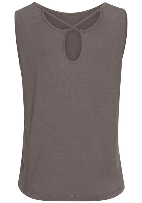 Bild: Tanktop von LASCANA: Top von Lascana. Hübscher Hingucker: das Cut-out-Detail am Rücken. Rundhalsausschnitt. Weiche Viskose.