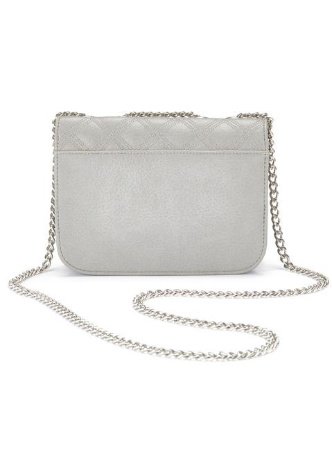 Bild: Umhängetasche von LASCANA: Minibag von LASCANA. Mit Kettenhenkel und gestepptem Design. Material: Lederimimtat. Maße (HxBxT): 14x19x5cm