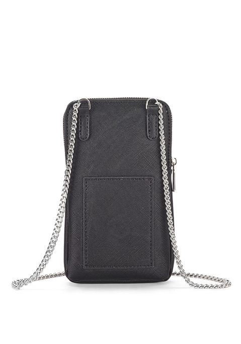 Bild: Umhängetasche von LASCANA: Handytasche VEGAN von LASCANA. Mit Sternen.Aus Lederimitat. Maße (H/B/T): 17,5/9,5/1,5cm