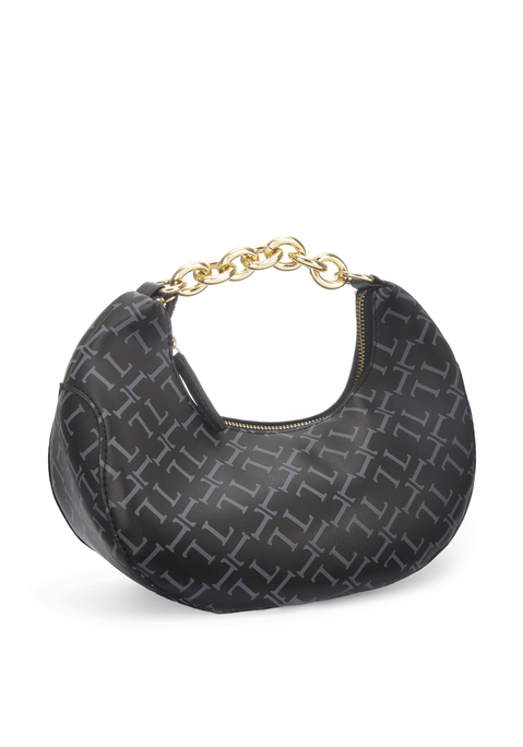 Bild: Umhängetasche von LASCANA: Hobo Bag VEGAN von LASCANA mit Allover Print. PU-Griff. H/W/D = 26 / 32cm / 15cm.