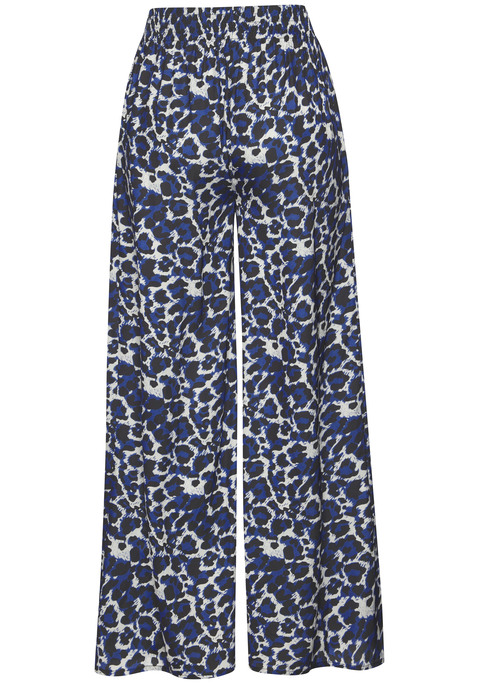 Bild: Webhose von LASCANA: Weite Palazzohose von Lascana. Glattes Bündchen vorn. Hinterer Bund gesmokt. Mit Seitennahttaschen. Aus softer Satinqualität.