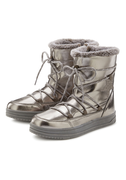 Bild: Winterboots von LASCANA: Boots mit Warmfutter und wasserabweisender Comfortex-Klimamembrane von LASCANA. Obermaterial aus Synthetik. Futter und Decksohle aus Textil. Laufsohle aus Synthetik.