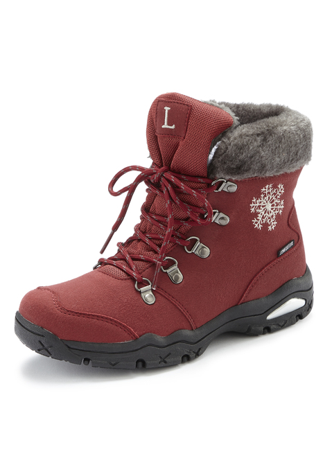 LASCANA Winterstiefelette Damen dunkelrot Gr.36