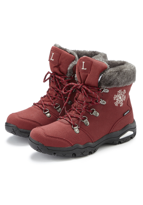 Bild: Winterstiefelette von LASCANA: Allwetter-Boots mit Tex-Membran von LASCANA. Obermaterial aus Synthetik. Futter und Decksohle aus Polyester. Laufsohle aus Synthetik.