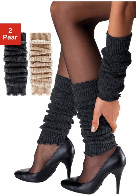 Bild: Beinstulpen von Lavana: Jetzt bestellen! Weiche klassische kurze Stulpe für Arme und Beine.Super mit den aktuellen Farben zur Mode zu kombinieren. Das fehlende Mode- Accessoires für Ihren Kleiderschrank. Großer Vorteil diese Stulpen, im  zweier Pack sind für Arme und Beine geeignet.  Die modische Rippenqualität passt sich optimal an und ist angenehm zu tragen.