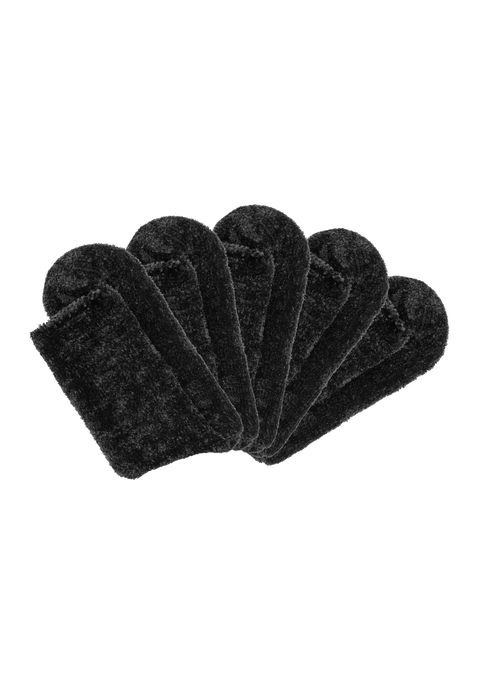 Bild: Kuschelsocken von Lavana: Socken im 5er-Pack von Lavana. Ideal als Bett- oder Sofasocken. Weich und leicht glänzend. Druckfreier Bund für rundum angenehmen Tragekomfort. Aus kuschelig-flauschigem Material.