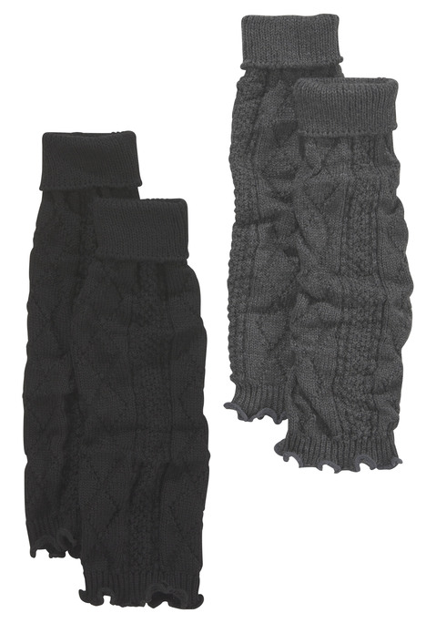 Bild: Stulpensocken von Lavana: Stulpen von Lavana im 2er-Pack. Mit Zopfstrickmuster und gerippten Bündchen. Weiche und wärmende Qualität.