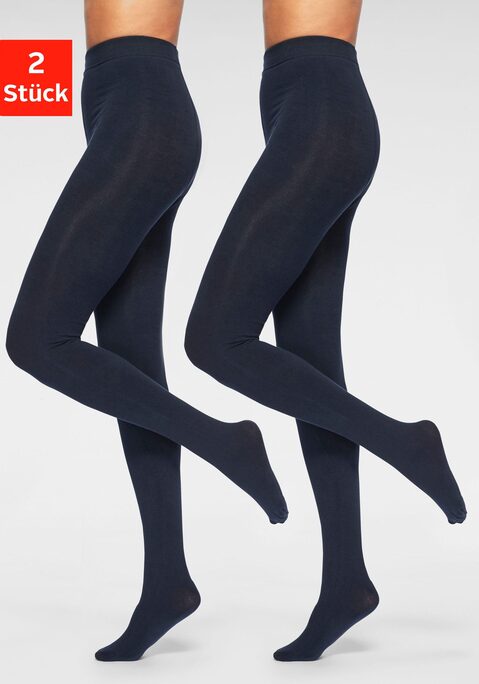 Bild: Thermostrumpfhose von Lavana: Kuschelig weiche und warme Thermo-Strickstrumpfhose von Sympatico. Ideal für kalte Tage. Die hochwertige Marken-Thermo-Strickleggings von Sympatico ist innen leicht angeraut und bietet so einen super Wärmespeicher. Super softe Materialien sorgen für ein herrlich bequemes Tragegefühl. Das breitere Bündchen sorgt für angenehmen Halt. Gönnen Sie sich und Ihren Beinen Wohlfühl-Momente. Durch die tolle Farben, können Sie die Thermo-Strumpfhose nach Lust und Laune kombinieren.  Details:  innen leicht aufgeraut                                                                                                                                                                   Mit weichem Innenvlies, schützt vor Wärmeverlust.Aus 70% Baumwolle, 25% Polyamid, 5% Elasthan.