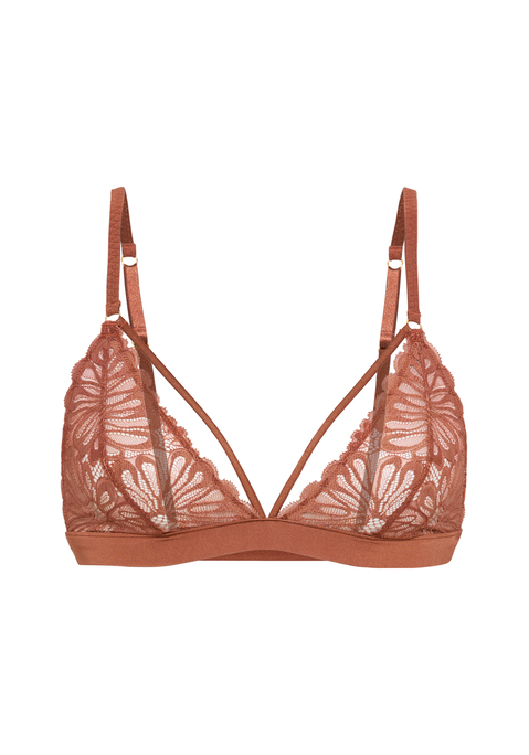 Bild: Bralette von LSCN by LASCANA: Bralette von LSCN by Lascana. Aus weicher Spitze. Mit Zierbändern und kleinen, glänzenden Details. Verstellbare Träger für eine perfekte Passform. Weiches, elatisches Material.