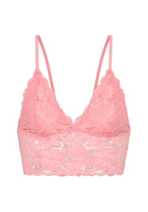 Bild: Bralette von LSCN by LASCANA: Verführerischer Bralette-BH von LSCN by Lascana aus floraler Spitze. Bequeme Passform ohne Verschluss. Träger verstellbar. Angenehm weiche Qualität.