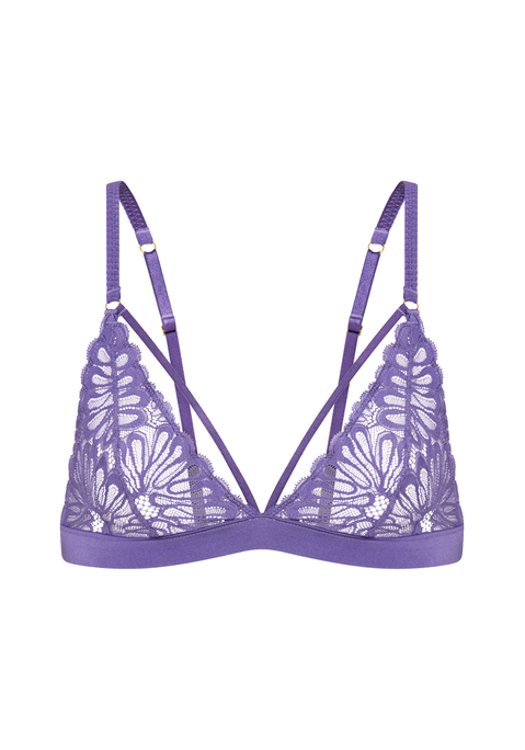 Bild: Bralette von LSCN by LASCANA: Bralette von LSCN by Lascana aus weicher Spitze. Mit Zierbändern und kleinen, glänzenden Details. Verstellbare Träger für eine perfekte Passform. Weiches, elastisches Material.