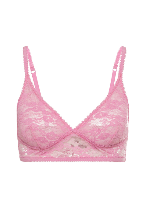 Bild: Bralette von LSCN by LASCANA: Trendiger Bralette von LSCN by Lascana aus floral gemusterter Spitze. Schmale Träger zum Verstellen. Leichter Halt. Vielseitig kombinierbar. Weiche, elastische Qualität.