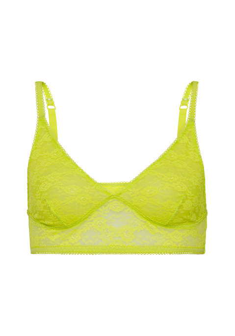 Bild: Bralette von LSCN by LASCANA: Trendiger Bralette von LSCN by Lascana aus floral gemusterter Spitze. Schmale Träger zum Verstellen. Leichter Halt. Vielseitig kombinierbar. Weiche, elastische Qualität.