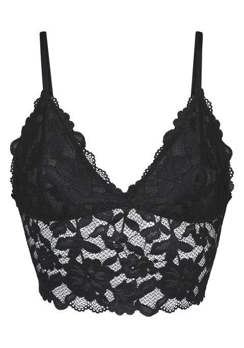 Bild: Bralette von LSCN by LASCANA: Verführerischer Bralette-BH von LSCN by Lascana aus floraler Spitze. Bequeme Passform ohne Verschluss. Träger verstellbar. Angenehm weiche Qualität.