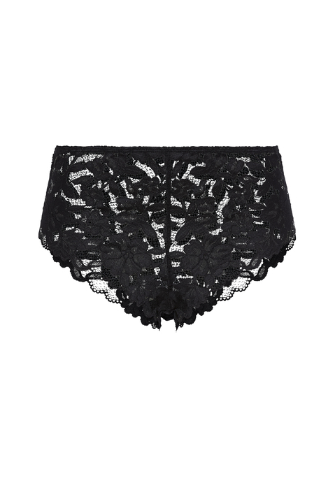 Bild: Brasilslip von LSCN by LASCANA: Verführerischer Brasilslip von LSCN by Lascana, komplett aus floraler Spitze. Modische High-waist-Passform. Angenehm weiche Qualität.