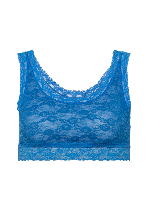 Bild: Bustier von LSCN by LASCANA: Sportliches Bustier von LSCN by Lascana mit floral gemusterter Spitze. Mesh-Futter vorn. Leichter Halt. Vielseitig kombinierbar. Weiche, elastische Qualität.