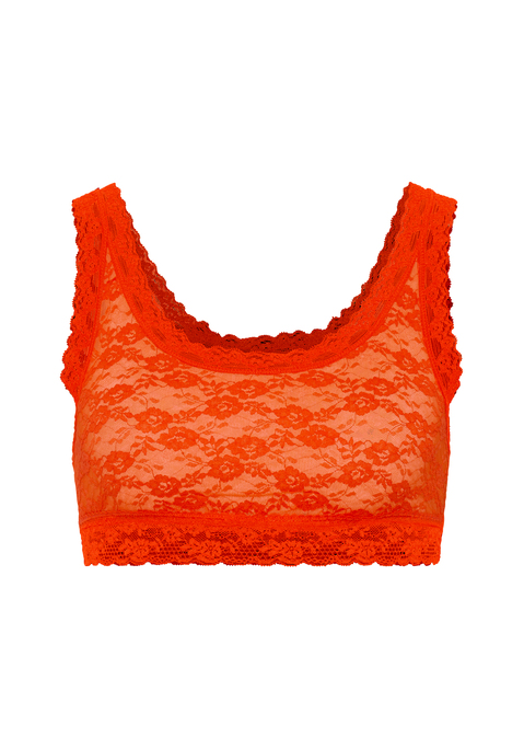 Bild: Bustier von LSCN by LASCANA: Sportliches Bustier von LSCN by Lascana mit floral gemusterter Spitze. Mesh-Futter vorn. Leichter Halt. Vielseitig kombinierbar. Weiche, elastische Qualität.