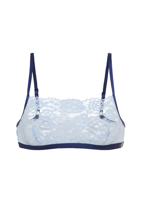 Bild: Bustier von LSCN by LASCANA: Bustier von LSCN by Lascana. Aus floraler Spitze. Mit glänzendem Bündchen. Verstellbare Träger für eine perfekte Passform. Trageangenehmes Material.