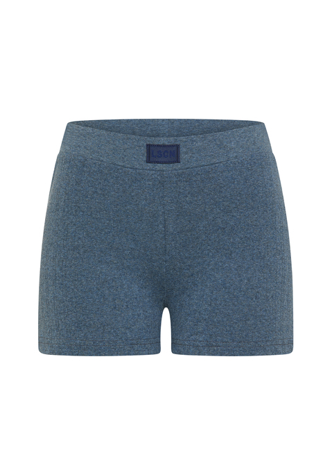 Bild: Hotpants von LSCN by LASCANA: Hotpants von LSCN by Lascana mit hübschem Ajourmuster. Elastischer Bund mit kleinem Markenlabel. Schön eng anliegend. Toll zu verschiedenen frechen Looks. Weicher, melierter Feinstrick.
