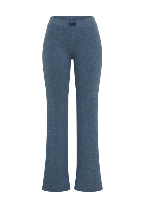 Bild: Jazzpants von LSCN by LASCANA: Unifarben melierte Jazzpants von LSCN by Lascana mit kleiner Logostickerei am Bündchen. Flared-Leg-Silhouette. Super kombinierbar zu vielen verschiedenen Oberteilen. Hochwertiger, weicher Feinstrick.