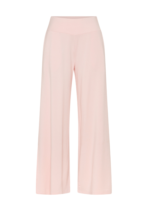 Bild: Loungehose von LSCN by LASCANA: Mit weitem Bein: unifarbene Loungehose von LSCN by Lascana. Breiter, elastischer Bund für viel Tragekomfort. Beine mit seitlichen Schlitzen. Zu vielen verschiedenen Oberteilen kombinierbar. Hochwertige, herrlich weiche Qualität.