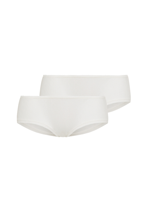 Bild: Panty von LSCN by LASCANA: Schöne Pantys von LSCN by Lascana im sortierten 2er-Pack: meliertes und unifarbenes Design. Sehr niedrige Leibhöhe. Der elastische Bund sorgt für einen bequemen Sitz. Angenehmes Tragegefühl durch softe Baumwolle.