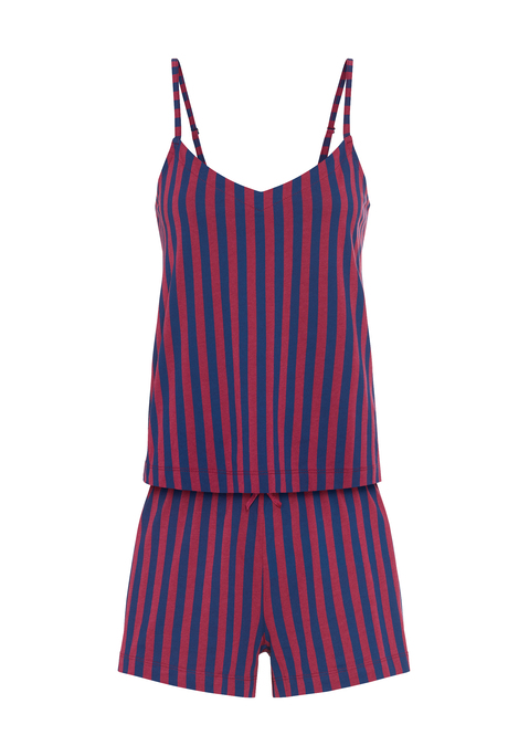 Bild: Shorty von LSCN by LASCANA: So comfy, so cute – der Shorty von LSCN by Lascana ist dein neuer Lieblingsbegleiter für entspannte Nächte und gemütliche Morgen. Das Top mit schmalen Trägern wirkt zart und feminin, während die Shorts mit elastischem Bund und kleiner Schleife nicht nur bequem, sondern auch charmant-verspielt daherkommen. Die angenehme Viskosequalität fühlt sich herrlich weich auf der Haut an und sorgt für ein rundum wohliges Tragegefühl, ob im Bett oder beim Chillen auf der Couch. Mach’s dir schön – mit dem Shorty von LSCN by Lascana.