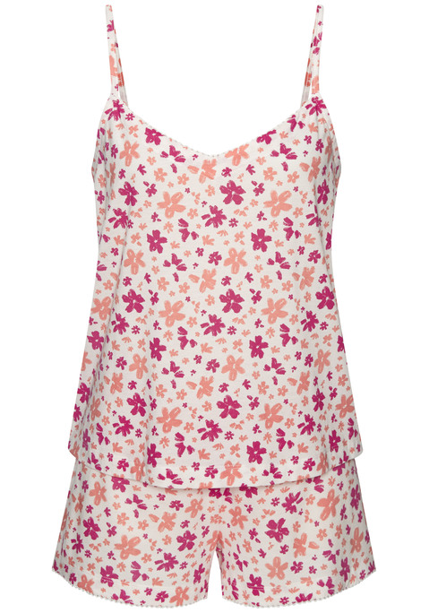 Bild: Shorty von LSCN by LASCANA: So comfy, so cute – der Shorty von LSCN by Lascana ist dein neuer Lieblingsbegleiter für entspannte Nächte und gemütliche Morgen. Das Top mit schmalen Trägern wirkt zart und feminin, während die Shorts mit elastischem Bund und kleiner Schleife nicht nur bequem, sondern auch charmant-verspielt daherkommen. Die angenehme Viskosequalität fühlt sich herrlich weich auf der Haut an und sorgt für ein rundum wohliges Tragegefühl, ob im Bett oder beim Chillen auf der Couch. Mach’s dir schön – mit dem Shorty von LSCN by Lascana.