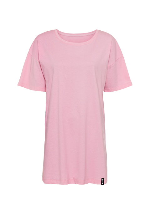 Bild: Sleepshirt von LSCN by LASCANA: Oversized-Sleepshirt von LSCN by Lascana mit überschnittenen Schultern und großem Backprint. Angenehme Baumwoll-Viskosequalität.