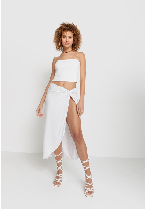 LYANER 2-teiliges Damen Set - Ärmelloses Crop Top  Produktbild-Vorschau 4