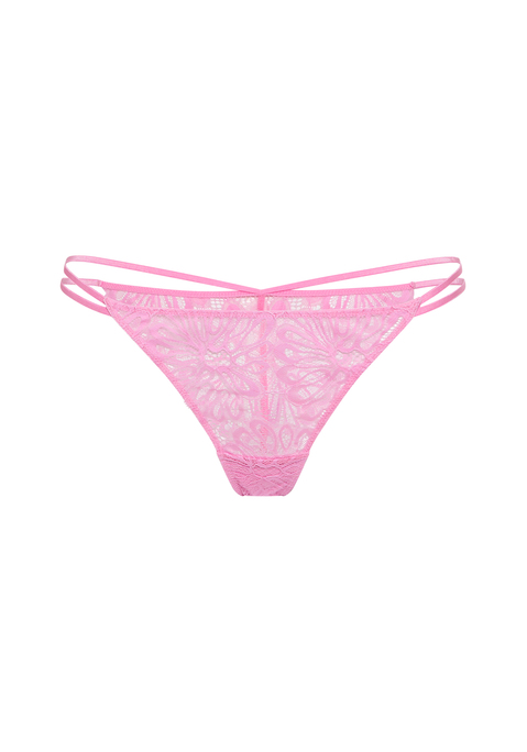 Bild: String von LSCN by LASCANA: String von LSCN by Lascana. Mit doppelten Bändern an den Seiten für einen modernen Look. Aus weicher Spitze.