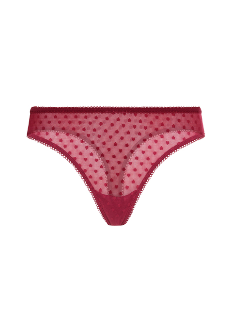 Bild: String von LSCN by LASCANA: Süßer String von LSCN. Leicht transparent. Kleine Herzen all over. Aus weichem Mesh.