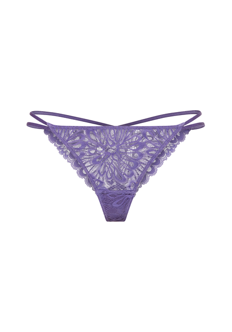 Bild: String von LSCN by LASCANA: String von LSCN by Lascana. Mit doppelten Bändern an den Seiten für einen modernen Look. Aus weicher Spitze.