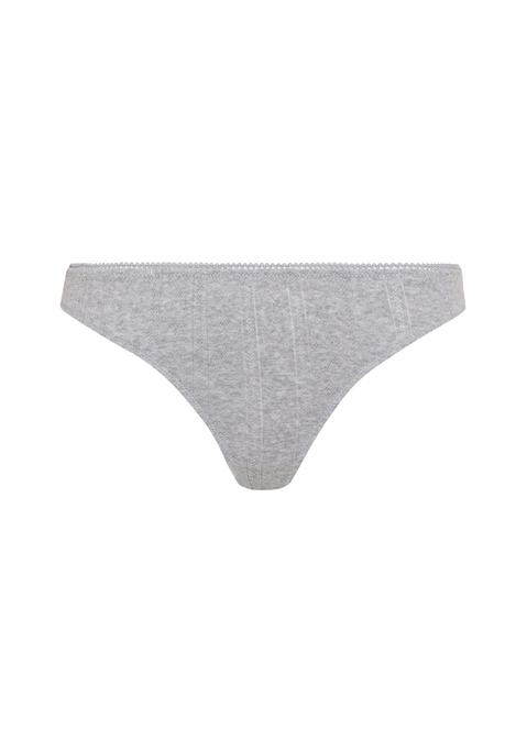 Bild: String von LSCN by LASCANA: Strings von LSCN by Lascana im praktischen 2er-Pack. Schöne Pointelle-Qualität für besonderen Tragekomfort. Niedrige Leibhöhe für einen modernen Look. Angenehmer Sitz dank elastischem Bündchen. Weiches Material aus Baumwolle.