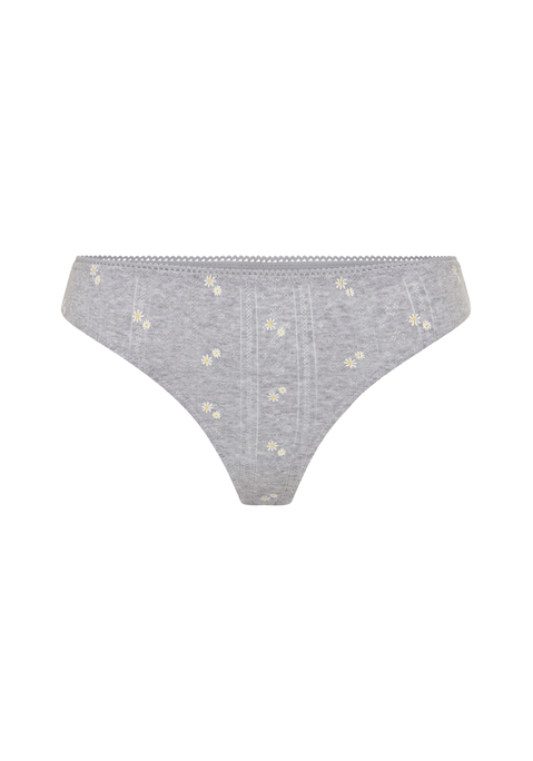 Bild: String von LSCN by LASCANA: Strings von LSCN by Lascana im praktischen 2er-Pack. Schöne Pointelle-Qualität für besonderen Tragekomfort. Angenehmer Sitz dank des elastischen Bündchens. Weiches Material aus Baumwolle.